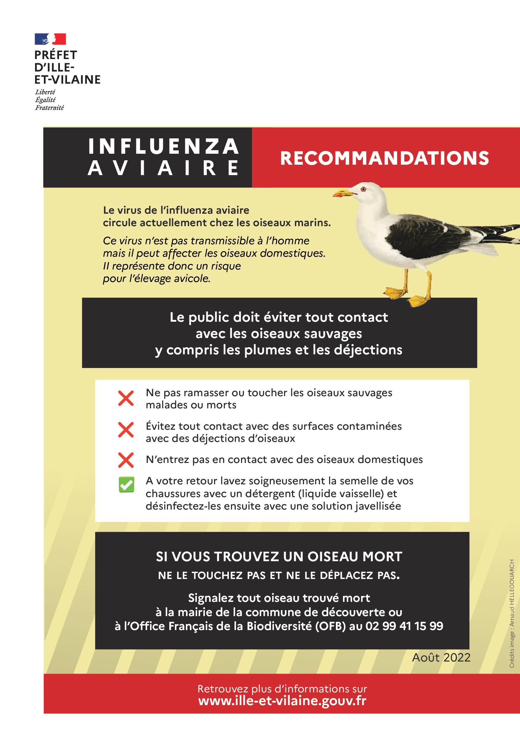 Grippe aviaire élargissement de la zone de contrôle au département