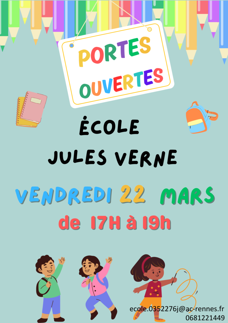 Ecole Jules Verne : portes ouvertes
