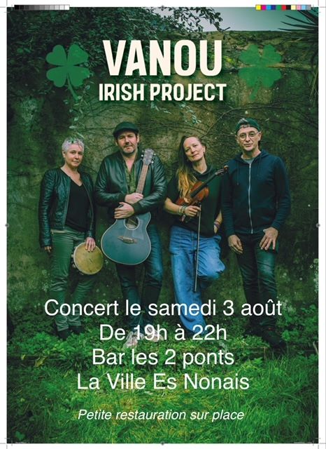 Bar les 2 ponts: concert le samedi 2 août