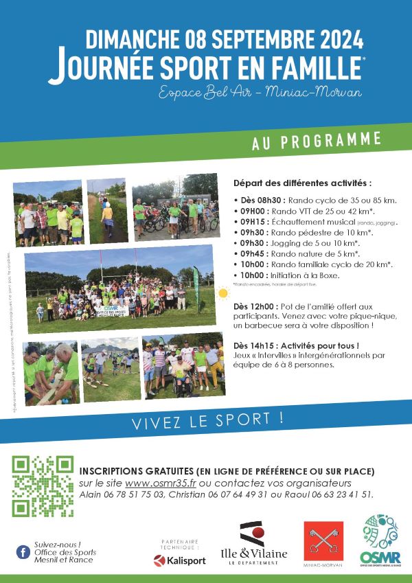 OSMR : Journée sport en famille