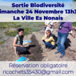 Ricochets : sortie biodiversité dimanche 24 novembre à 13h30