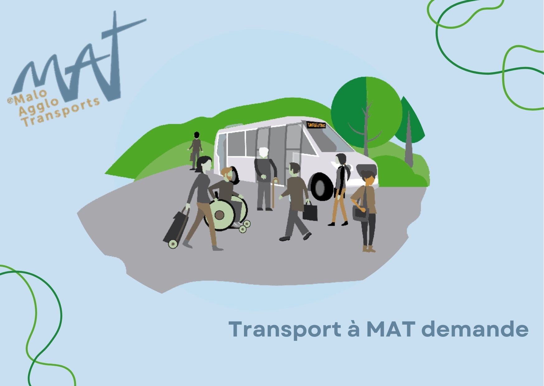 Réseau MAT : le transport à la demande sera mis en place le lundi 6 janvier 2025