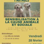 Bibliothèque : soirée rencontres et partages sur la sensibilisation à la cause animale et sociale