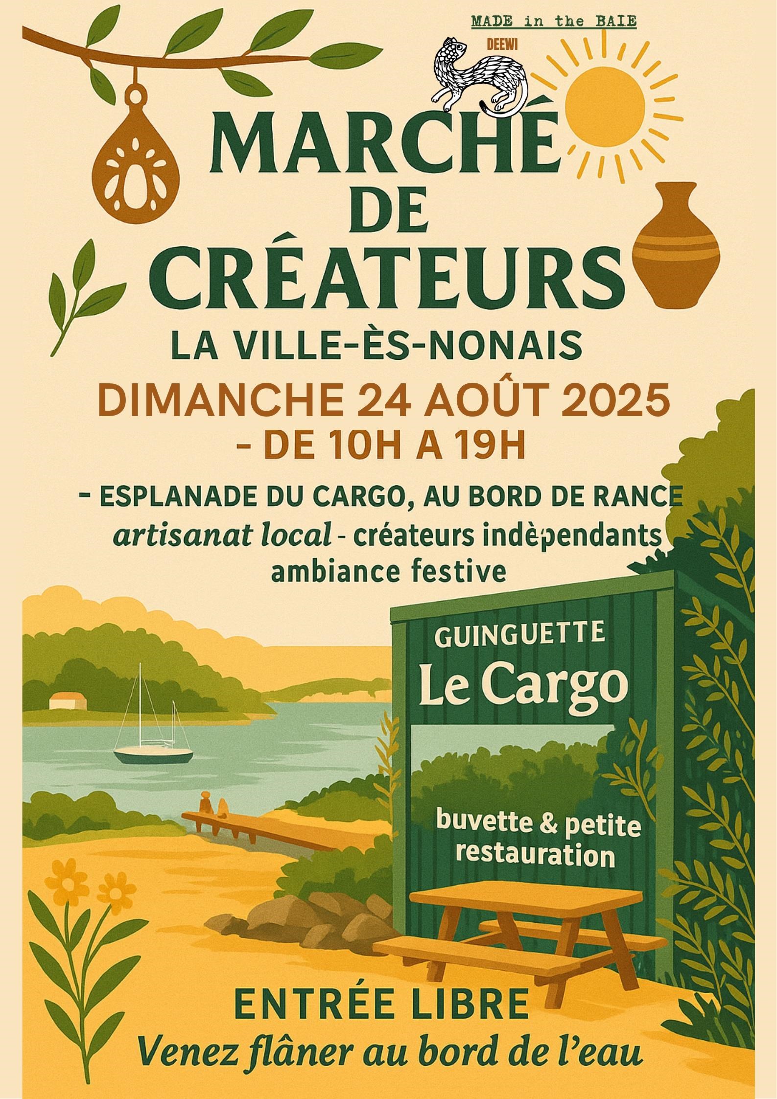 Le Cargo : Marché des créateurs à la cale de Vigneux