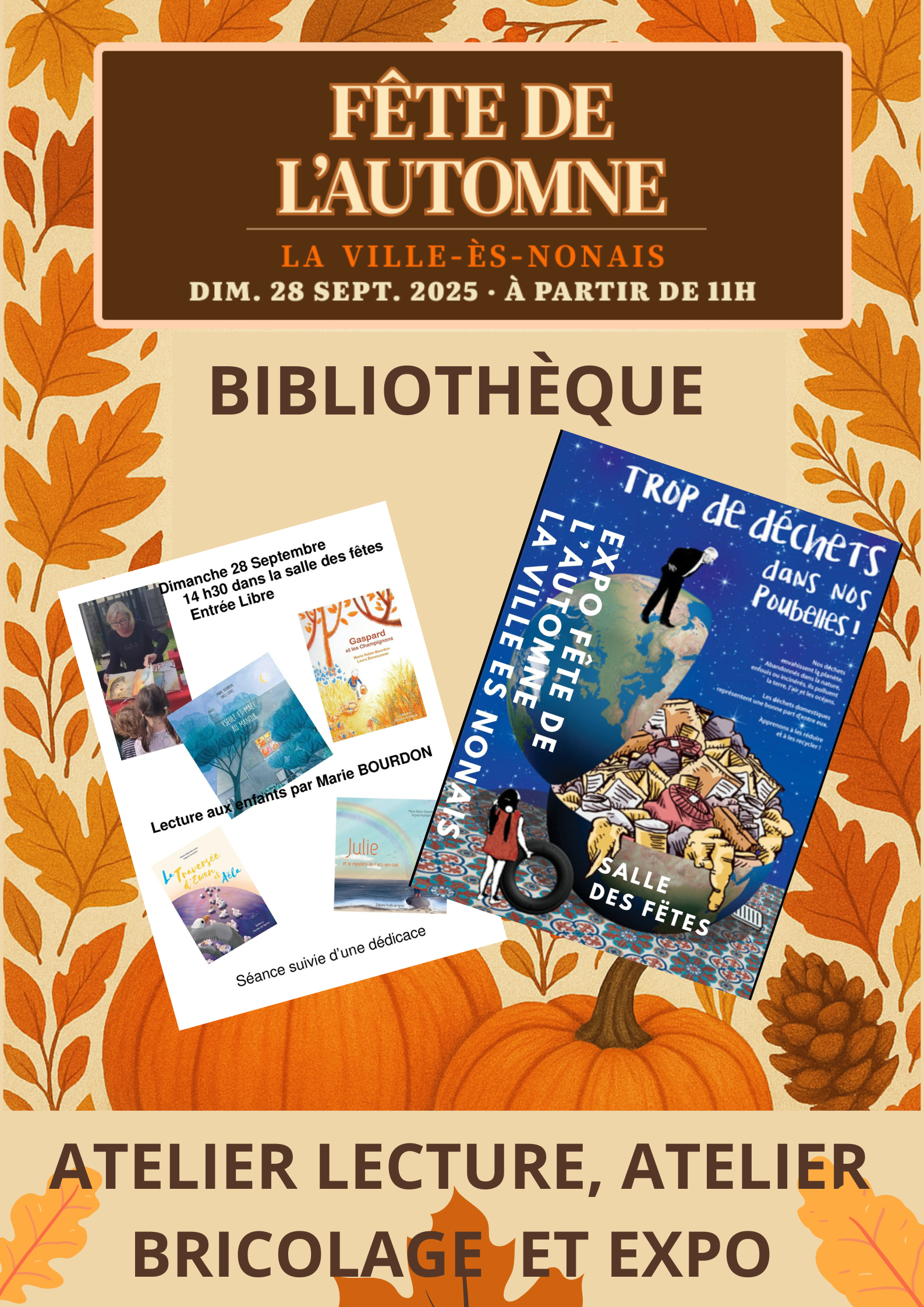 La bibliothèque : fête de l’Automne
