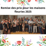 Remise des prix des maisons fleuries