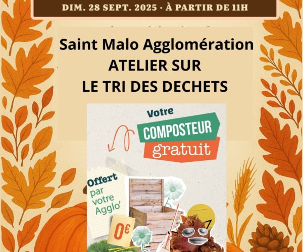 Association communale : fête de l’Automne atelier  Saint Malo Agglomération