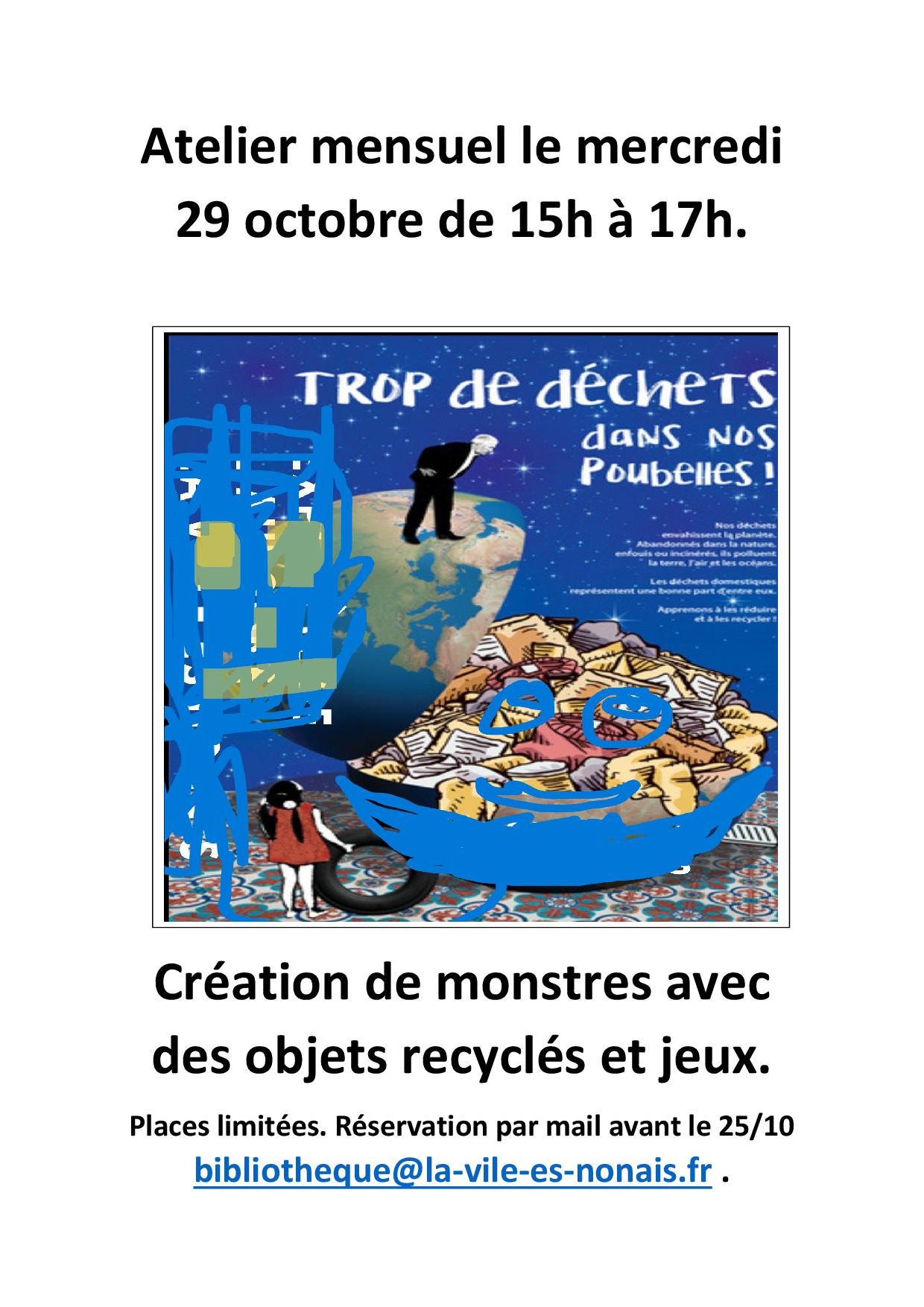 La Bibliothèque : atelier mensuel