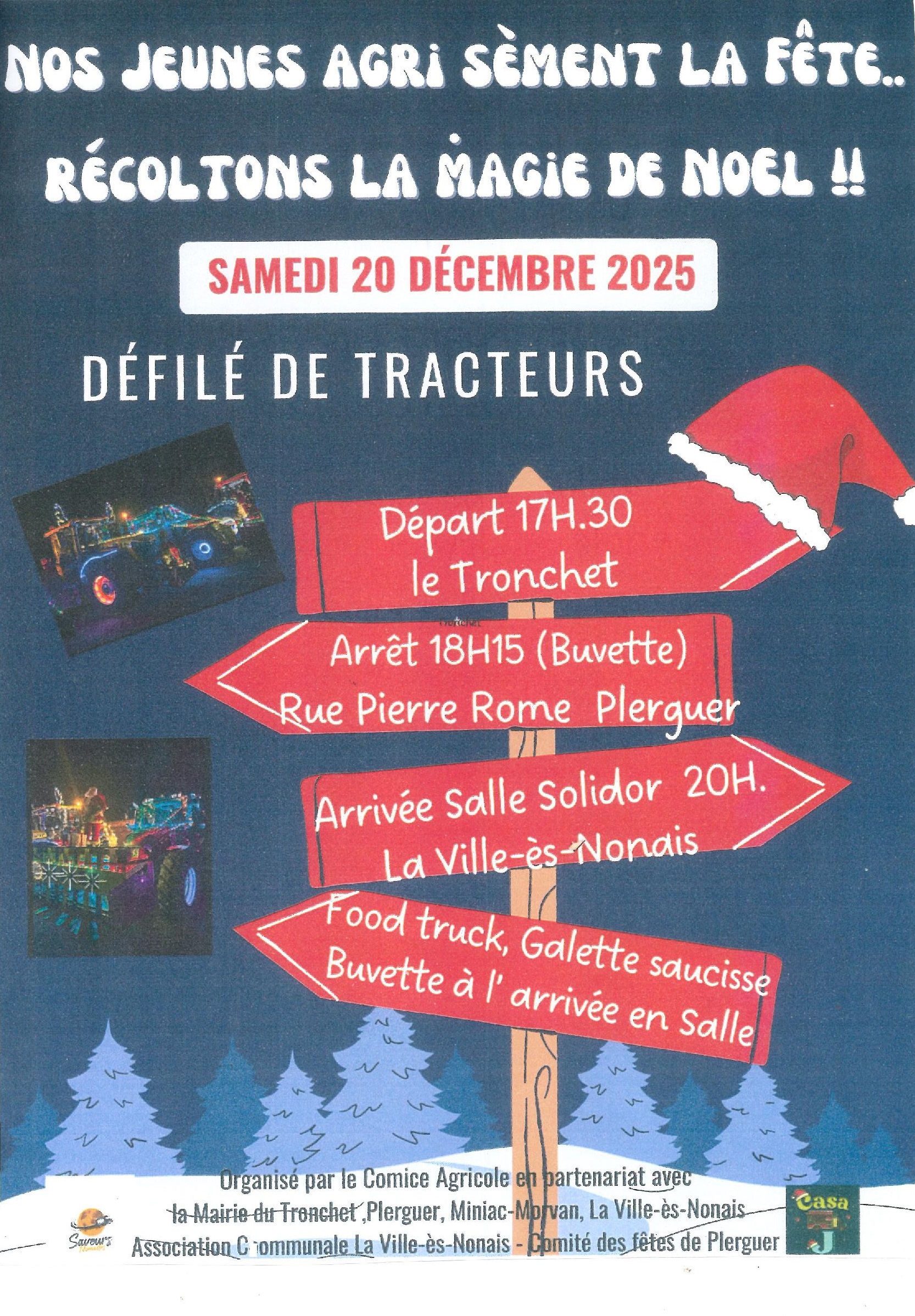 Défilé de tracteurs