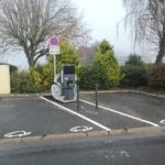 Borne de recharge pour véhicules électriques :