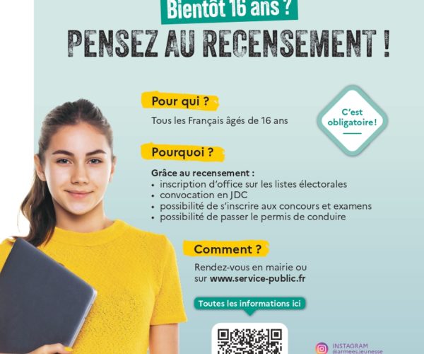 Pensez au recensement !