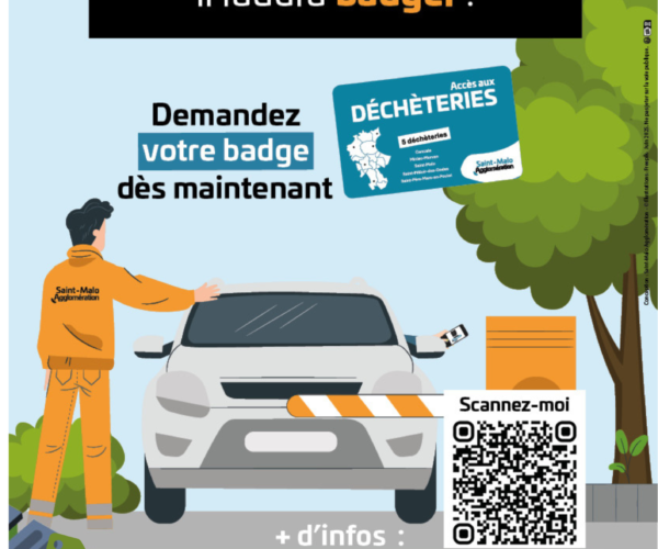 Dernière permanence sur la commune  pour l&rsquo;acquisition du badge qui donnera à partir du 1er juin accès à la déchèterie.