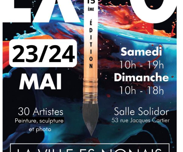 Association Art Attitude : Rendez vous pour  15ème édition : exposition de peinture le 23 et 24 mai 2026.