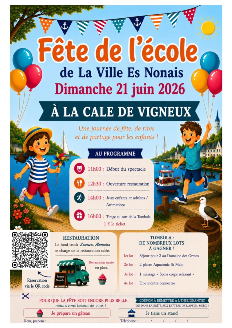 APEVN: Fête de l&rsquo;école Jules Verne