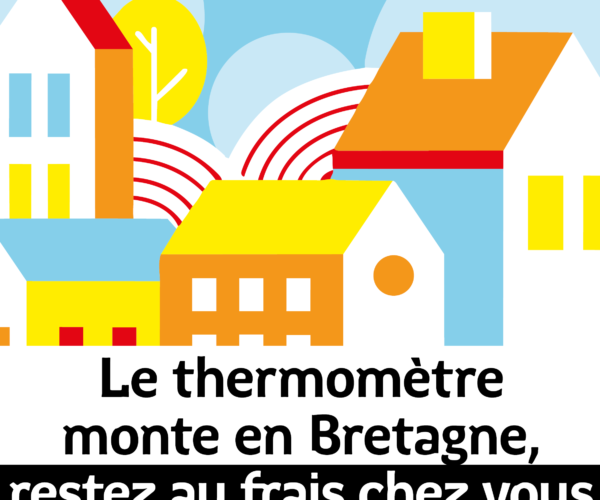 Pays de St Malo : campagne en 4 épisodes sur les bons réflexes à adopter pour garder son logement au frais en période de fortes chaleurs.